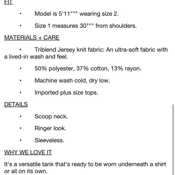 Torrid-Grey Ringer Tank - Picture 4 of 4